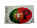 Red and Green Portugal Car Sticker
