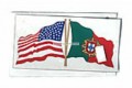 U.S./Portugal Flag Sticker